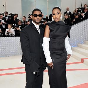 Usher and Bianca Saunders (L-R)