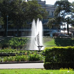 Victoria Park, outside Sydney University.