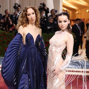 (L-R) Iris van Herpen and Dove Cameron