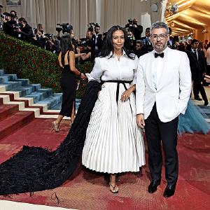 Aurora James and Brandon Maxwell