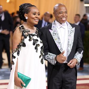 Tracey Collins and New York City Mayor Eric Adams