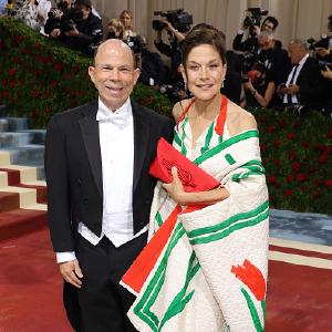 Conde Nast co-president of Advance Publications Steve Newhouse and Gina Sanders