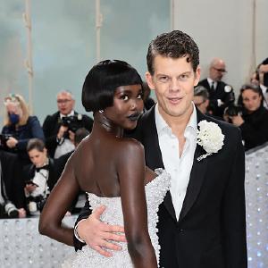 Adut Akech and Wes Gordon (L-R)