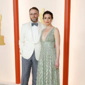 Seth Rogen and Lauren Miller 