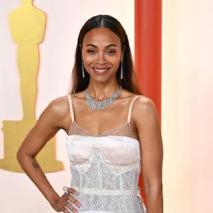 US actress Zoe Saldana 