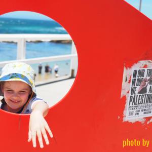 #freePalestine : Newcastle Beach, NSW.